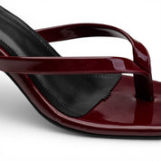 Maya Kitten Heels - Maroon