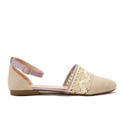 Purple Knitted sandal