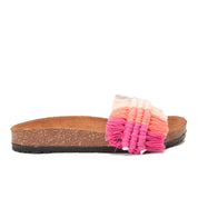 Rose Slippers with braided straps