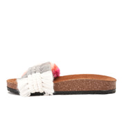 Rose Slippers with braided straps