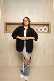 Everyday Oversize Shirt - black