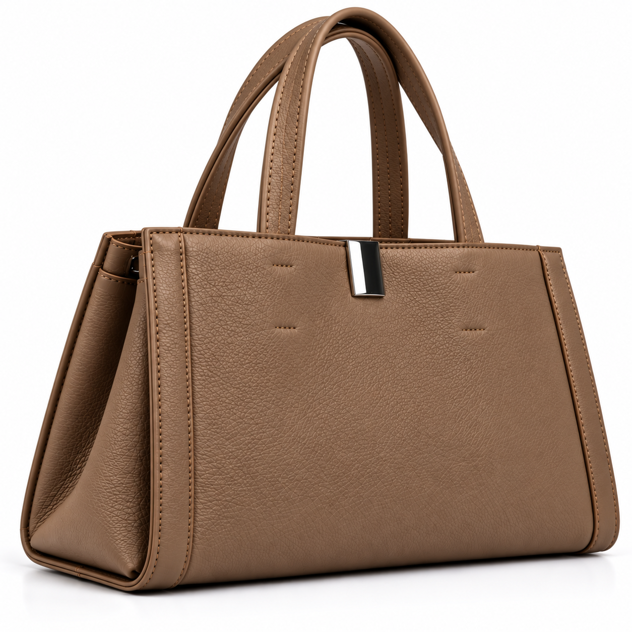 Elise Structured Tote Bag – Cafe