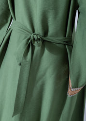 Royal Elegance Abaya - Green